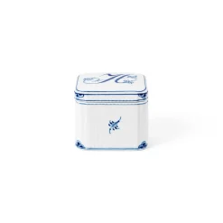 Alfabet Kollektion|Opbevaringskrukker*Royal Copenhagen Alfabet Kollektion firkantet bonbonniere, , 13 cl H