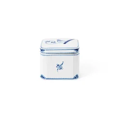 Alfabet Kollektion|Opbevaringskrukker*Royal Copenhagen lfbet Kollektion firkntet bonbonniere, , 13 cl A