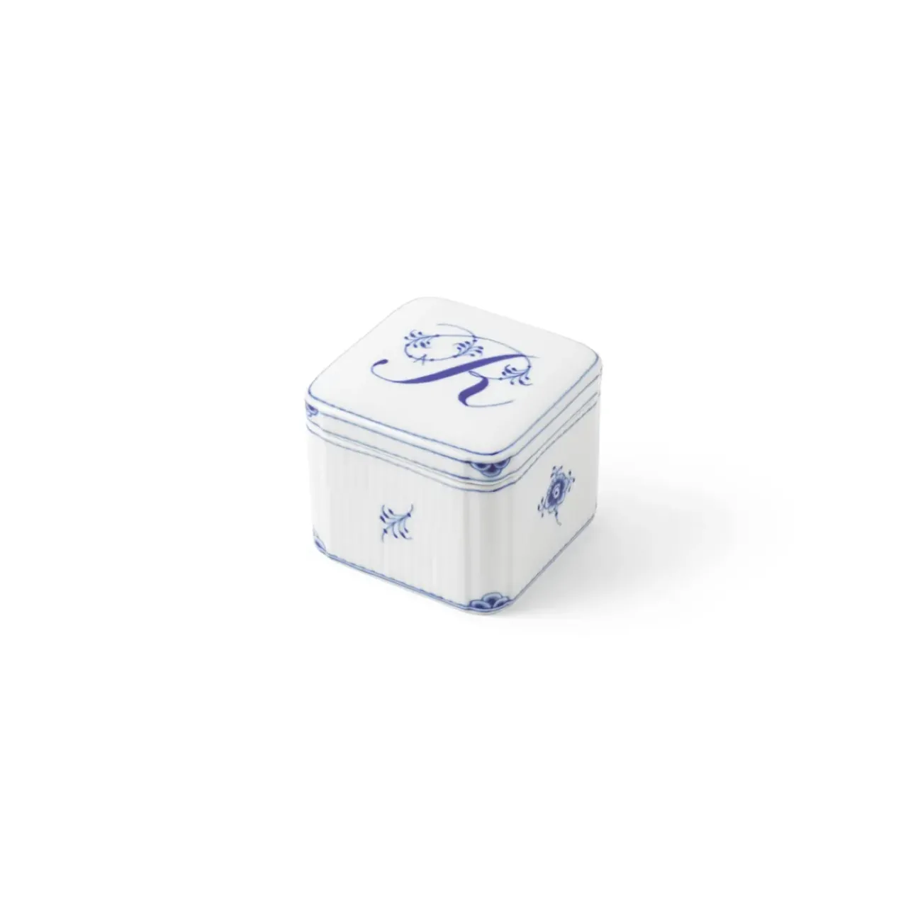 Alfabet Kollektion|Opbevaringskrukker*Royal Copenhagen Alfabet Kollektion fikantet bonbonniee, , 13 cl R
