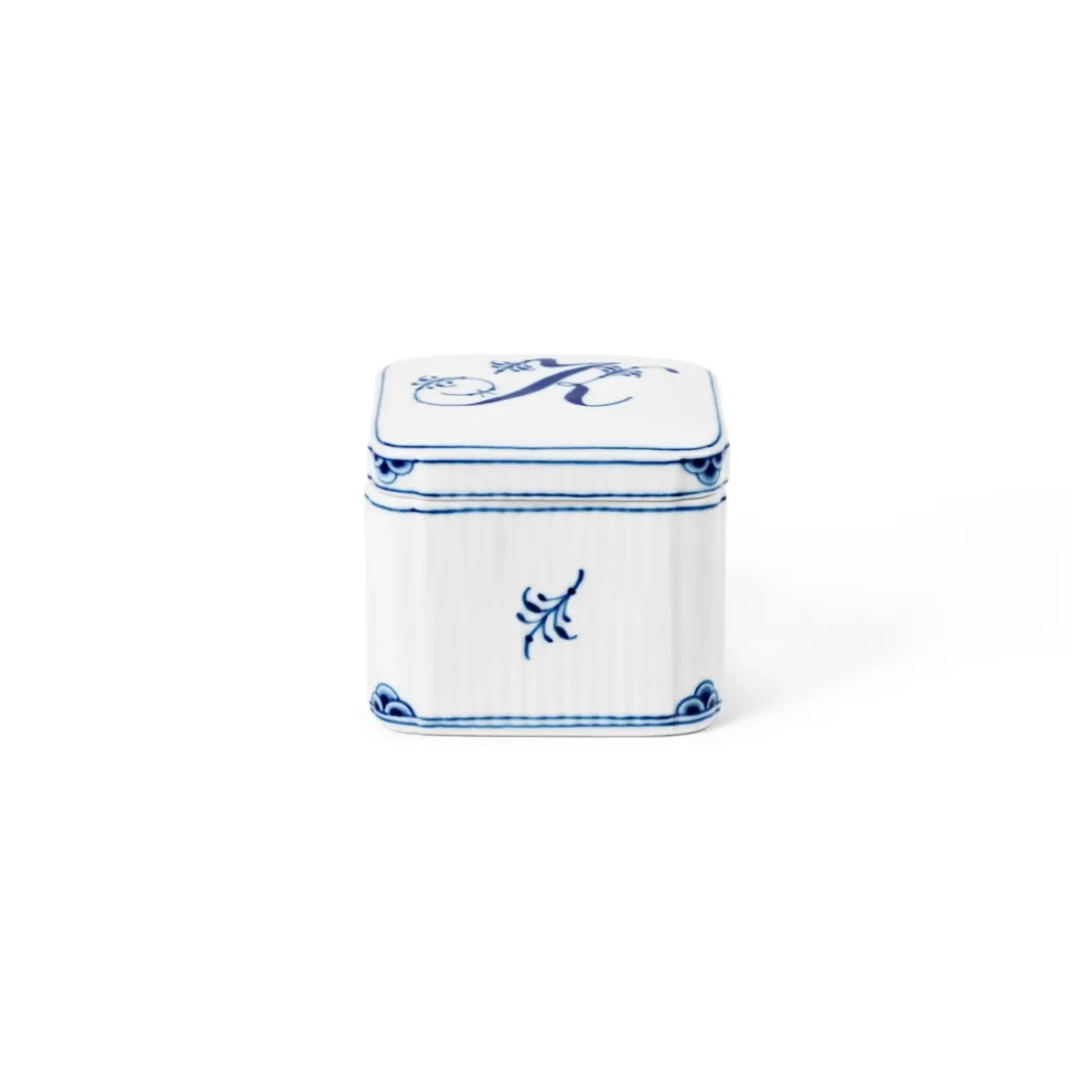 Alfabet Kollektion|Opbevaringskrukker*Royal Copenhagen Alfabet olletion firantet bonbonniere, , 13 cl K