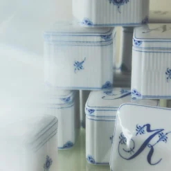 Alfabet Kollektion|Opbevaringskrukker*Royal Copenhagen Alfabet olletion firantet bonbonniere, , 13 cl K
