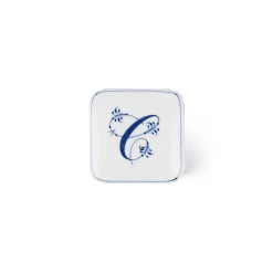 Alfabet Kollektion|Opbevaringskrukker*Royal Copenhagen Alfabet Kollektion firkantet bonbonniere, , 13 l C
