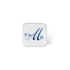 Alfabet Kollektion|Opbevaringskrukker*Royal Copenhagen Alfabet Kollektion firkantet bonbonniere, , 13 cl M