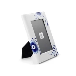 Blå Mega Riflet|Home Décor*Royal Copenhagen Blå Mega Riflet billedramme, 21 cm