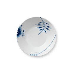 Blå Mega Riflet|Dybe Tallerkener*Royal Copenhagen Blå Mega Riflet dyb tallerken, 17 cm