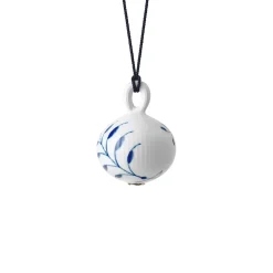 Blå Mega Riflet|Julepynt*Royal Copenhagen Blå Mega Riflet julekugle, , 9,5 cm Dekoration 1