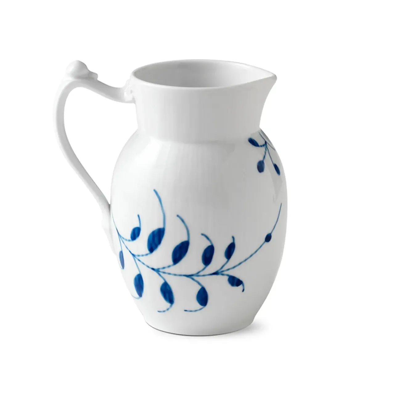 Blå Mega Riflet|Kander*Royal Copenhagen Blå Mega Riflet kande, 90 cl
