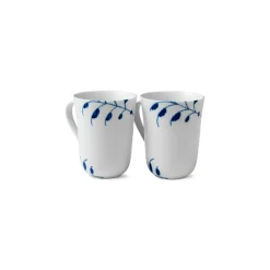Blå Mega Riflet|Kaffekopper*Royal Copenhagen Blå Mega Riflet kop, 36 cl, 2 stk.