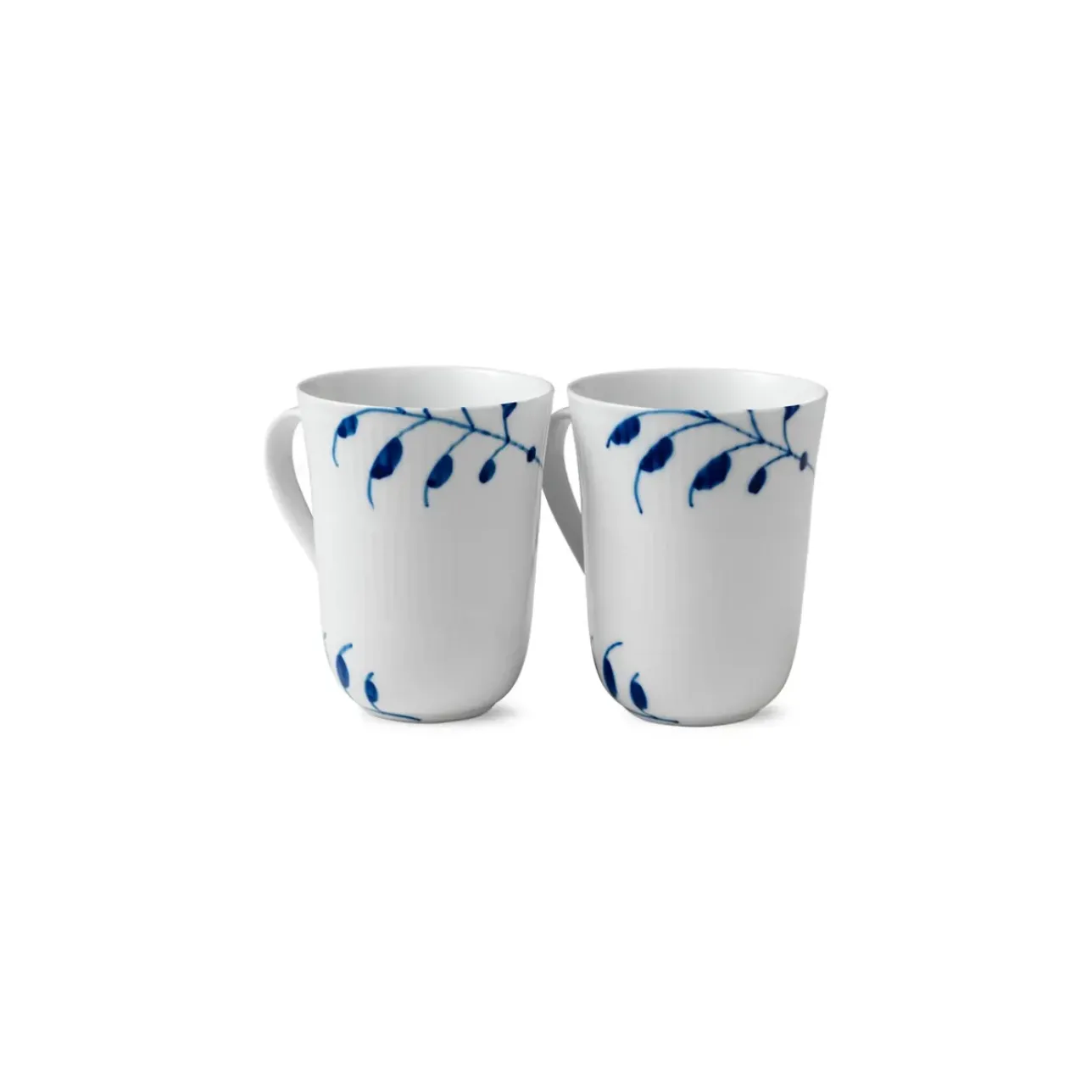 Blå Mega Riflet|Kaffekopper*Royal Copenhagen Blå Mega Riflet kop, 36 cl, 2 stk.
