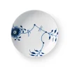 Blå Mega Riflet|Frokost Tallerkener*Royal Copenhagen Blå Mega Riflet lav skål, 20 cm