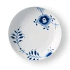 Blå Mega Riflet|Middagstallerkener*Royal Copenhagen Blå Mega Riflet lav skål, 25 cm