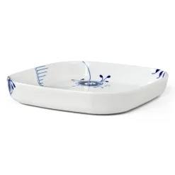 Blå Mega Riflet|Ovnfaste Fade*Royal Copenhagen Blå Mega Riflet ovnfast fad, 30 cm
