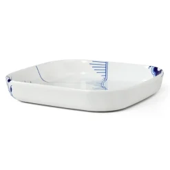 Blå Mega Riflet|Ovnfaste Fade*Royal Copenhagen Blå Mega Riflet ovnfast fad, 30 cm