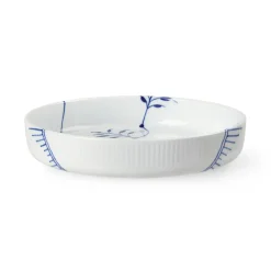 Blå Mega Riflet|Ovnfaste Fade*Royal Copenhagen Blå Mega Riflet ovnfast fad, 27 cm