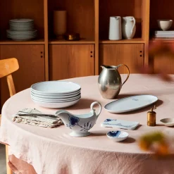 Blå Mega Riflet*Royal Copenhagen Blå Mega Riflet serveringsbræt, 15,5 cm