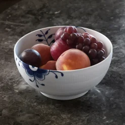 Blå Mega Riflet|Salatskåle*Royal Copenhagen Blå Mega Riflet skål, 310 cl
