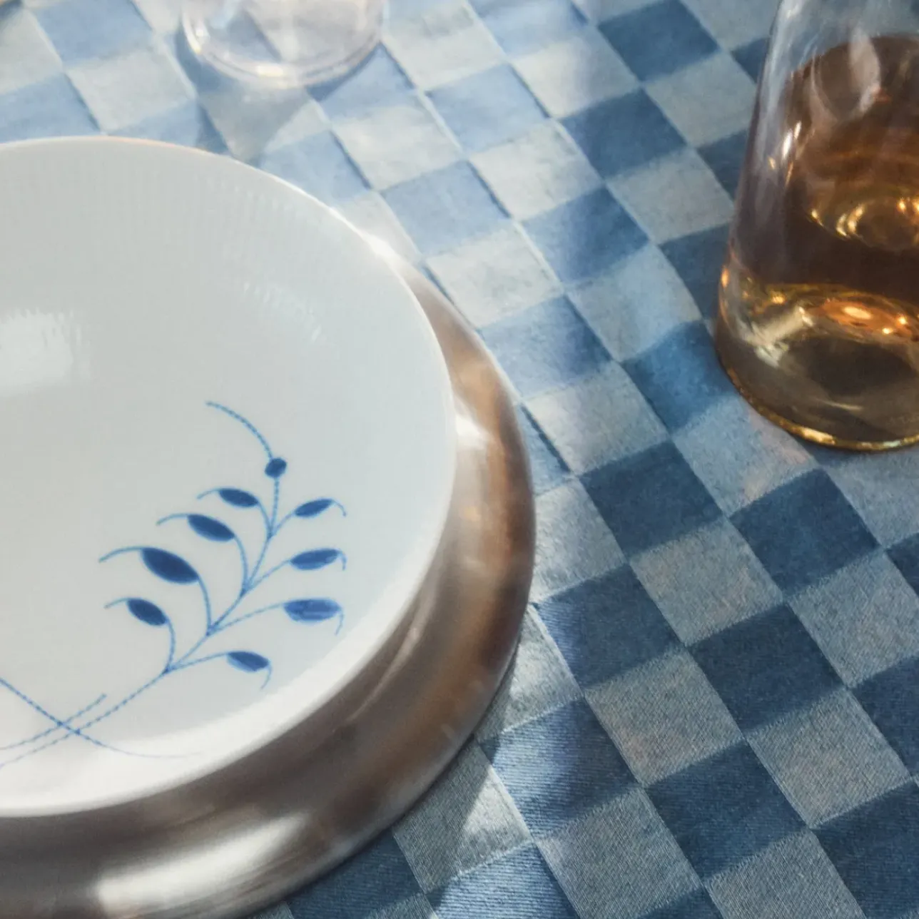 Blå Mega Riflet|Salatskåle*Royal Copenhagen Blå Mega Riflet skål, 110 cl Blå Mega Riflet