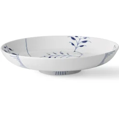 Blå Mega Riflet|Salatskåle*Royal Copenhagen Blå Mega Riflet skål, 34 cm