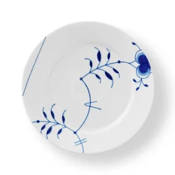 Blå Mega Riflet|Frokost Tallerkener*Royal Copenhagen Blå Mega Riflet tallerken, , 22 cm Dekoration 9