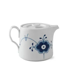 Blå Mega Riflet|Kander*Royal Copenhagen Blå Mega Riflet tekande, 75 cl