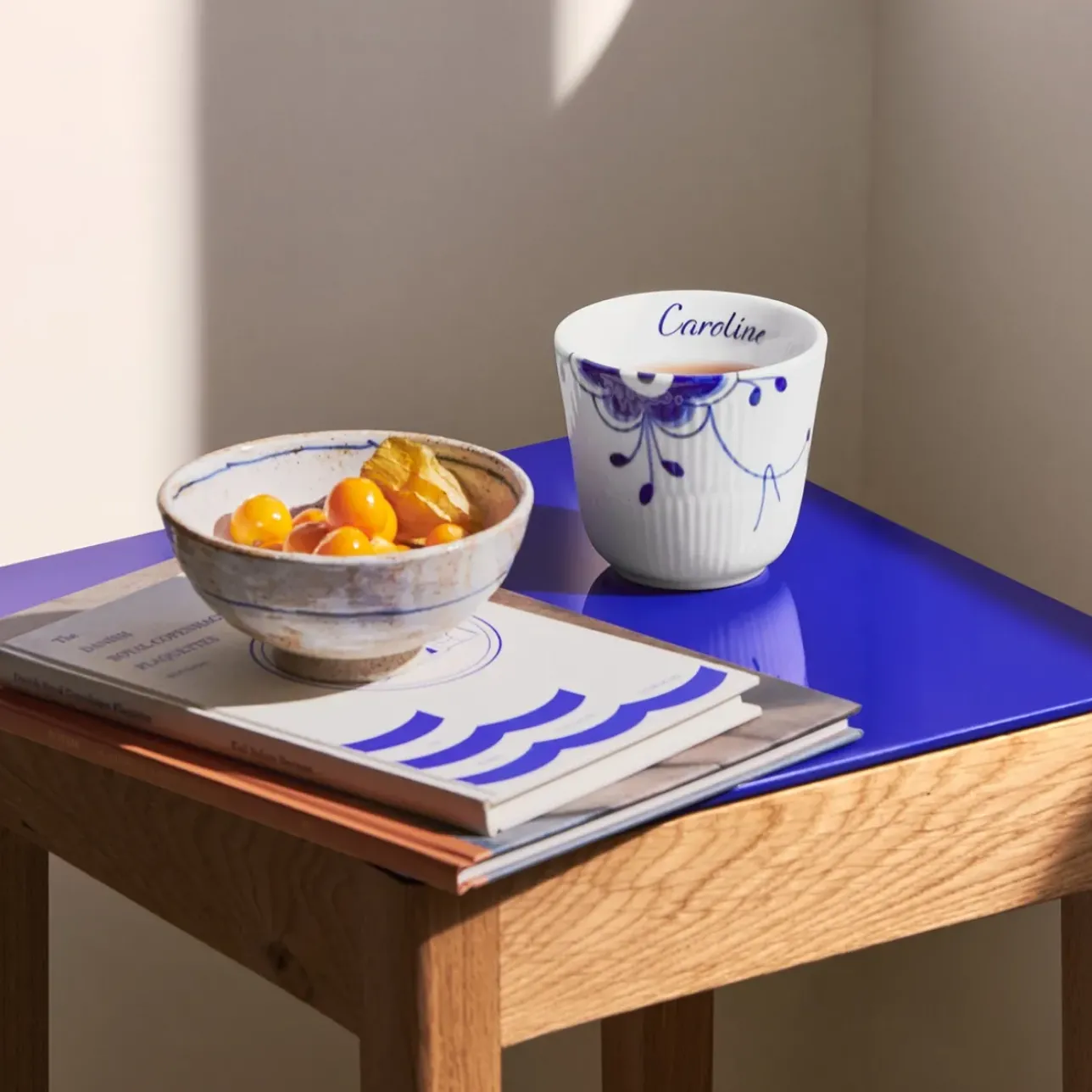 Blå Mega Riflet|Kaffekopper*Royal Copenhagen Blå Mega Riflet termokrus, , 26 cl Bespoke