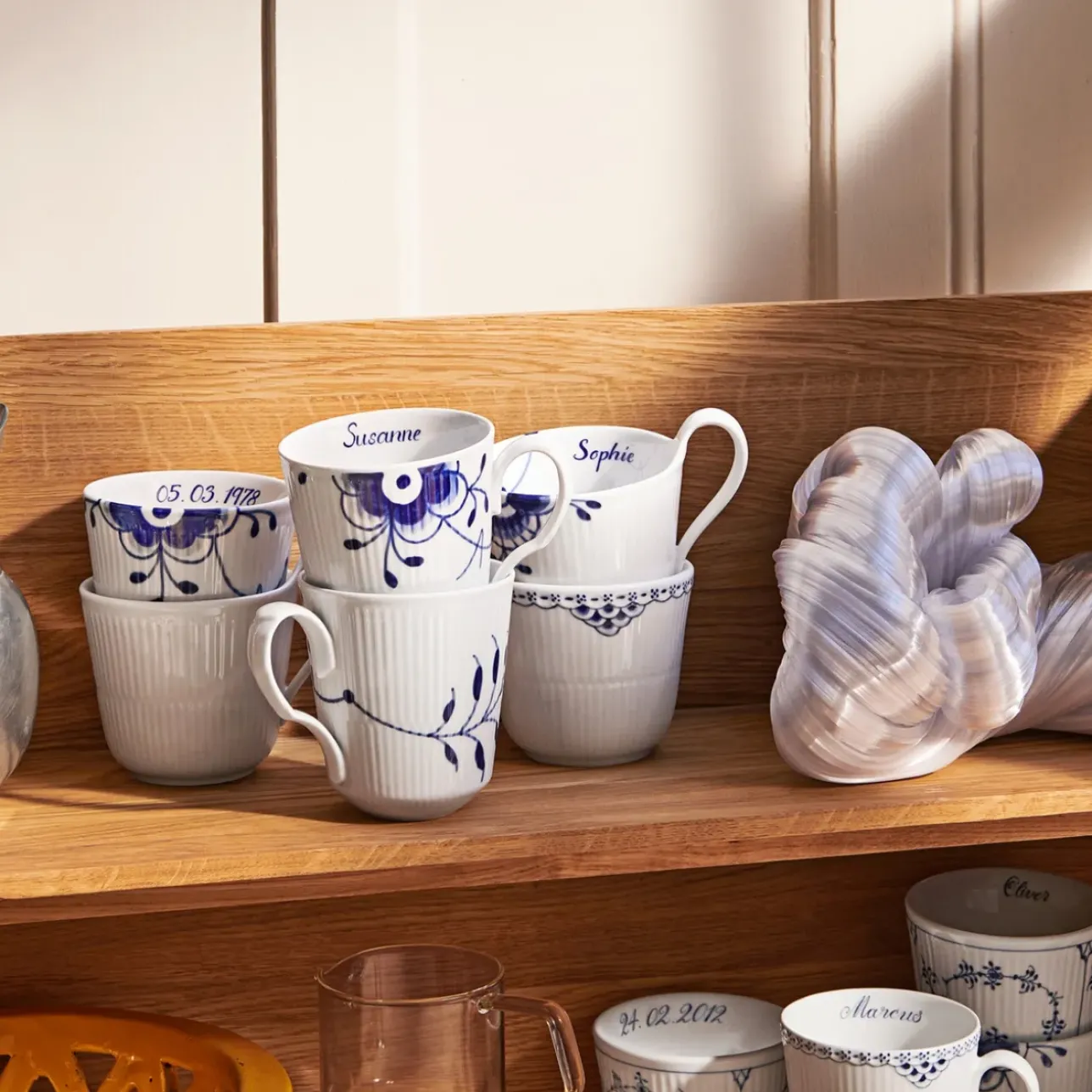 Blå Mega Riflet|Kaffekopper*Royal Copenhagen Blå Mega Riflet termokrus, , 26 cl Bespoke