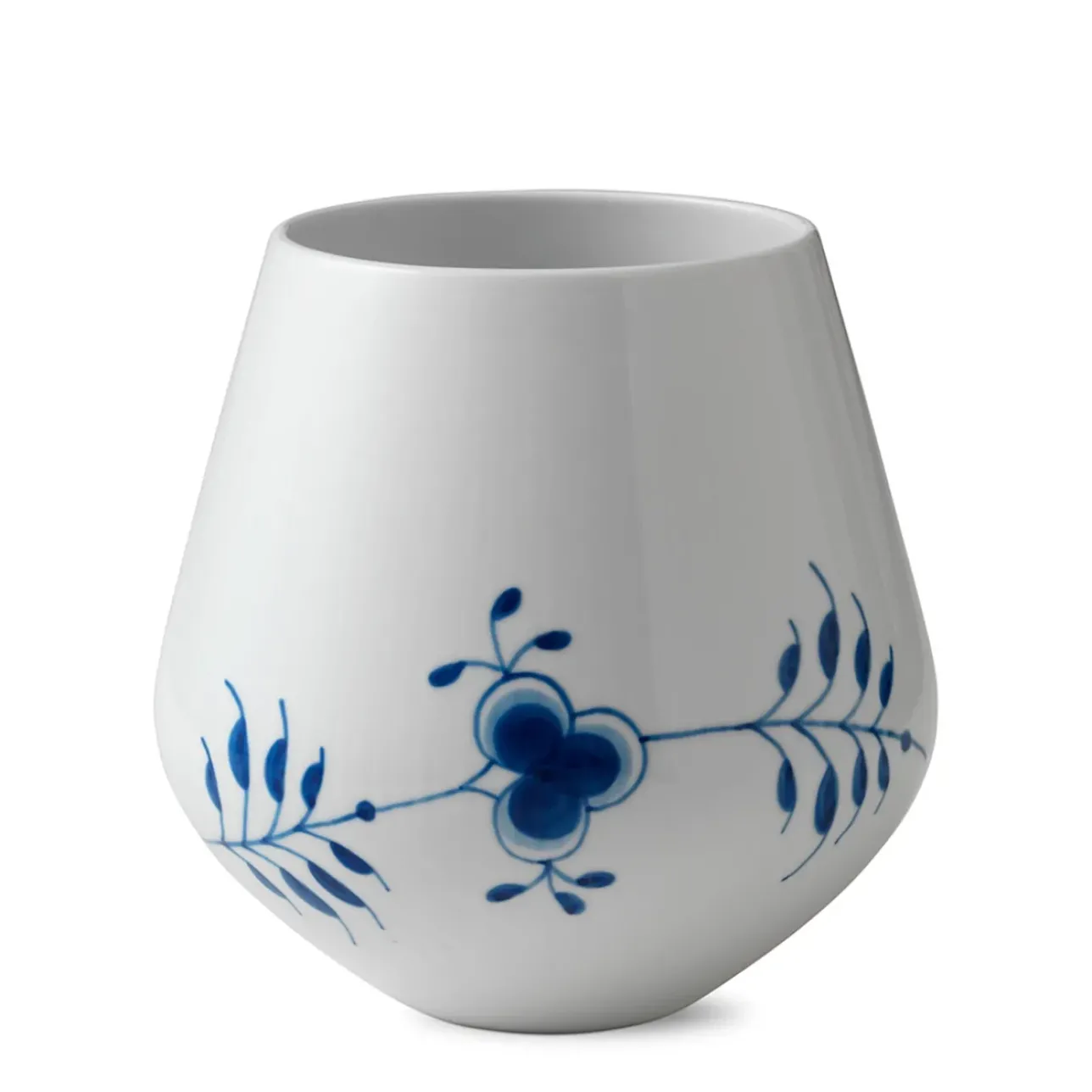 Blå Mega Riflet|Home Décor*Royal Copenhagen Blå Mega Riflet vase, 20,5 cm