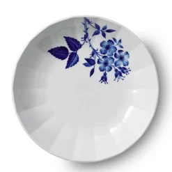 Blomst|Dybe Tallerkener*Royal Copenhagen blomst dyb tallerken, Rose, 24 cm