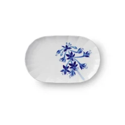 Blomst|Ovale Tallerkener*Royal Copenhagen blomst fad, Hosta, 24 cm