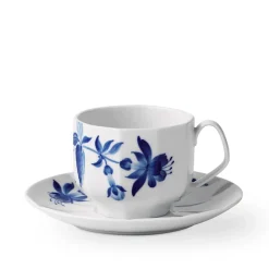 Blomst|Kaffekopper*Royal Copenhagen blomst kop og underkop, Fuchsia, 22 cl