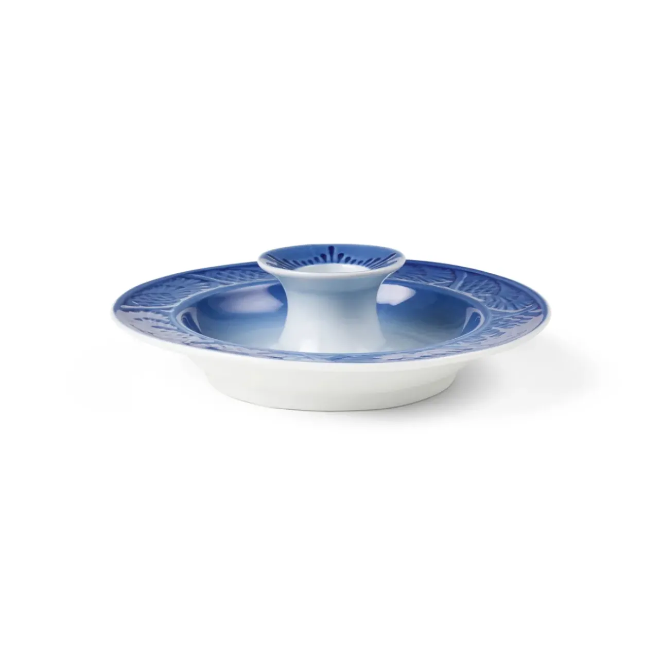 Blå Samlerartikler|Blå Samlerartikler*Royal Copenhagen Blå Samlerartikler lysestage, 15 cm