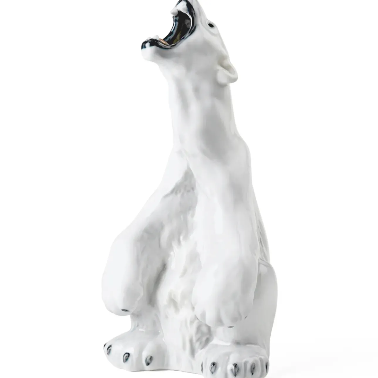 Home Décor|Skulpturer Og Figurer*Royal Copenhagen Figurer brølende isbjørn, 33,5 cm Brølende