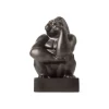 Home Décor|Skulpturer Og Figurer*Royal Copenhagen Figurer gorilla med hånd mod kind, 21 cm