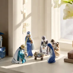 Home Décor|Skulpturer Og Figurer*Royal Copenhagen Figurer krybbespil, de tre vise mænd, 19 cm, 12,5 cm, 14,5 cm, 3 stk.