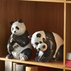 Home Décor|Skulpturer Og Figurer*Royal Copenhagen Figurer panda figur, 13 cm Med unge