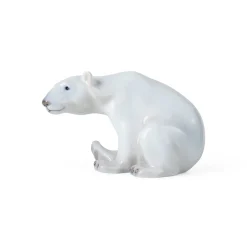Home Décor|Skulpturer Og Figurer*Royal Copenhagen Figurer isbjørn, 12 cm Siddende