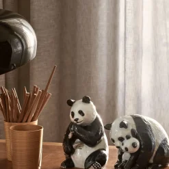 Home Décor|Skulpturer Og Figurer*Royal Copenhagen Figurer spisende panda, 18 cm Spiser