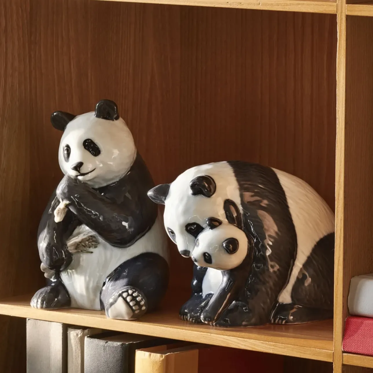 Home Décor|Skulpturer Og Figurer*Royal Copenhagen Figurer spisende panda, 18 cm Spiser