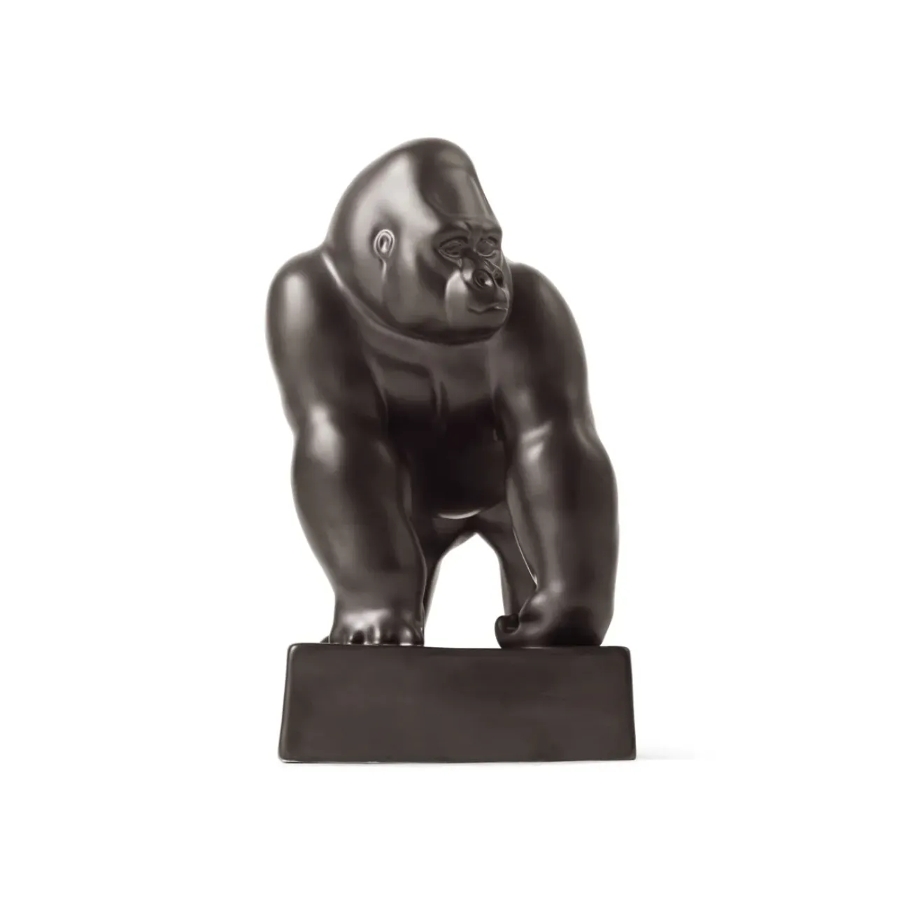 Home Décor|Skulpturer Og Figurer*Royal Copenhagen Figurer stående gorilla, 20 cm