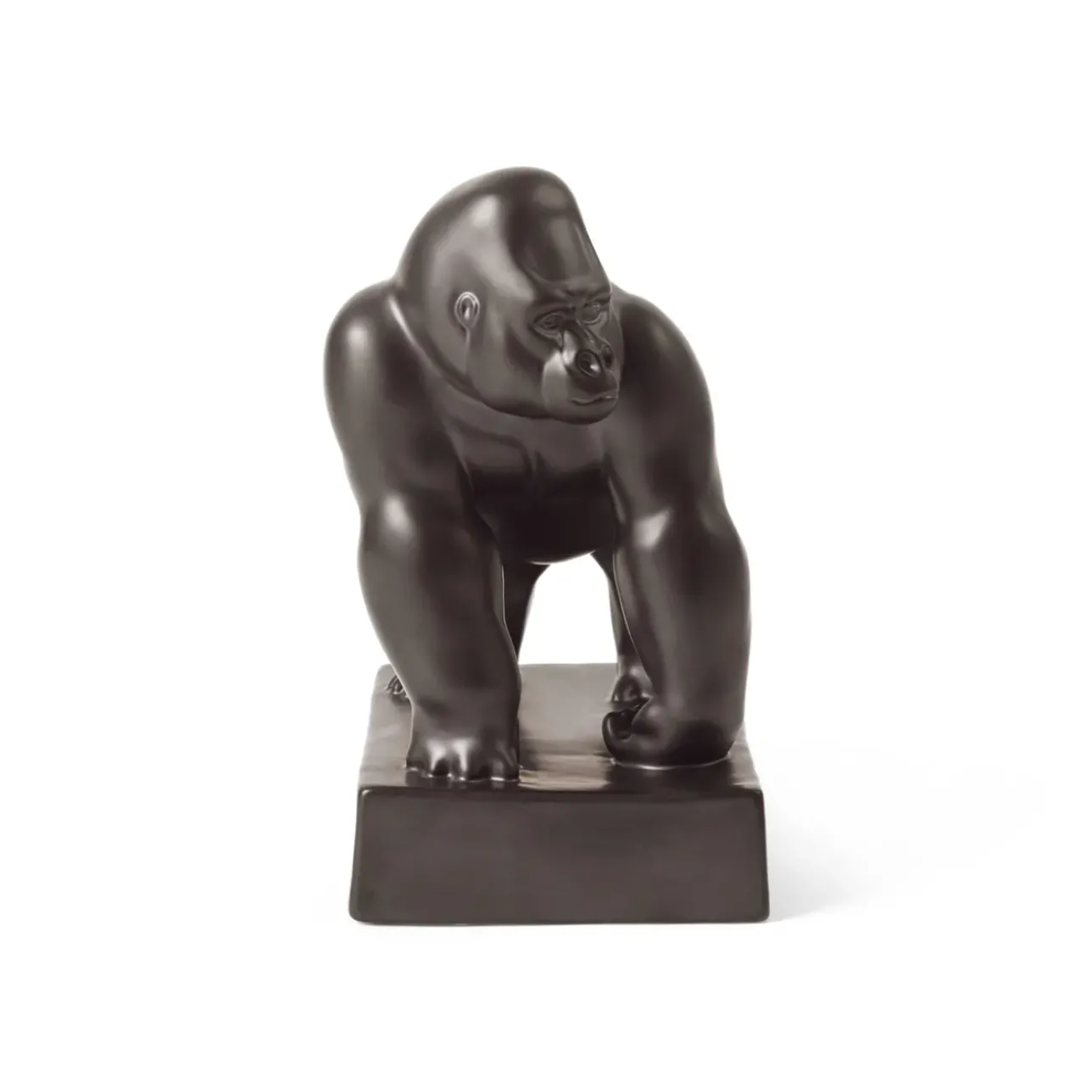 Home Décor|Skulpturer Og Figurer*Royal Copenhagen Figurer stående gorilla, 20 cm