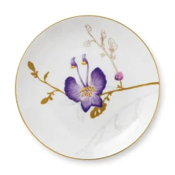 Flora|Frokost Tallerkener*Royal Copenhagen Flora tallerken, Stedmoderblomst, 22 cm