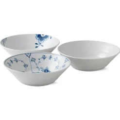 Gifts With History|Dybe Tallerkener*Royal Copenhagen Gifts With History dyb tallerken, 17 cm, 3 stk.