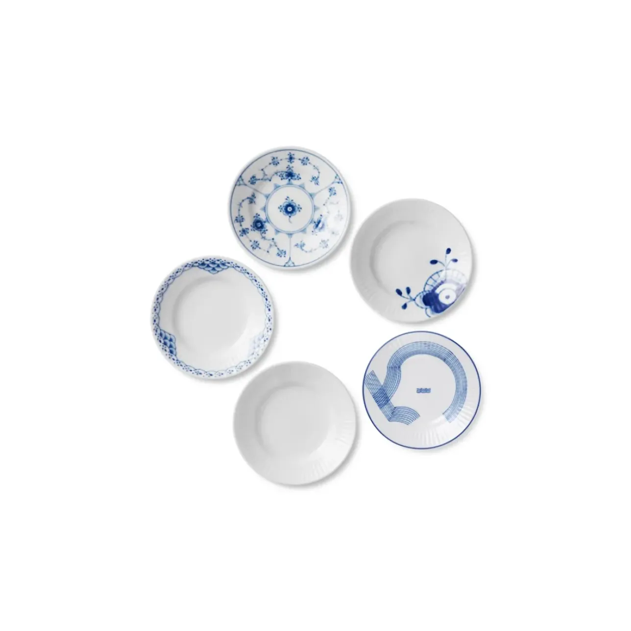 Gifts With History*Royal Copenhagen Gifts with History tallerken, 11 cm, 5 stk.