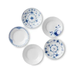 Gifts With History|Desserttallerkener*Royal Copenhagen Gifts With History tallerken, 11 cm, 5 stk.