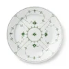 Eksklusive Steldele|Grøn Musselmalet Riflet*Royal Copenhagen Grøn Musselmalet Riflet tallerken, 25 cm