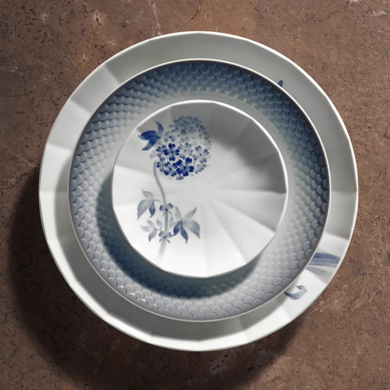 Hav|Frokost Tallerkener*Royal Copenhagen HAV tallerken, 22 cm