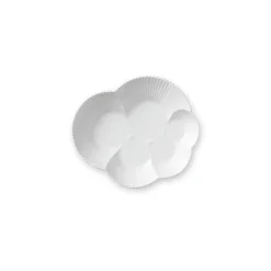 Hvid Elements|Fade*Royal Copenhagen Hvid Elements fad, 19 cm