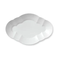 Hvid Elements|Fade*Royal Copenhagen Hvid Elements fad, 38,5 cm