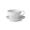 Hvid Elements|Tekopper*Royal Copenhagen Hvid Elements kop og underkop, 26 cl