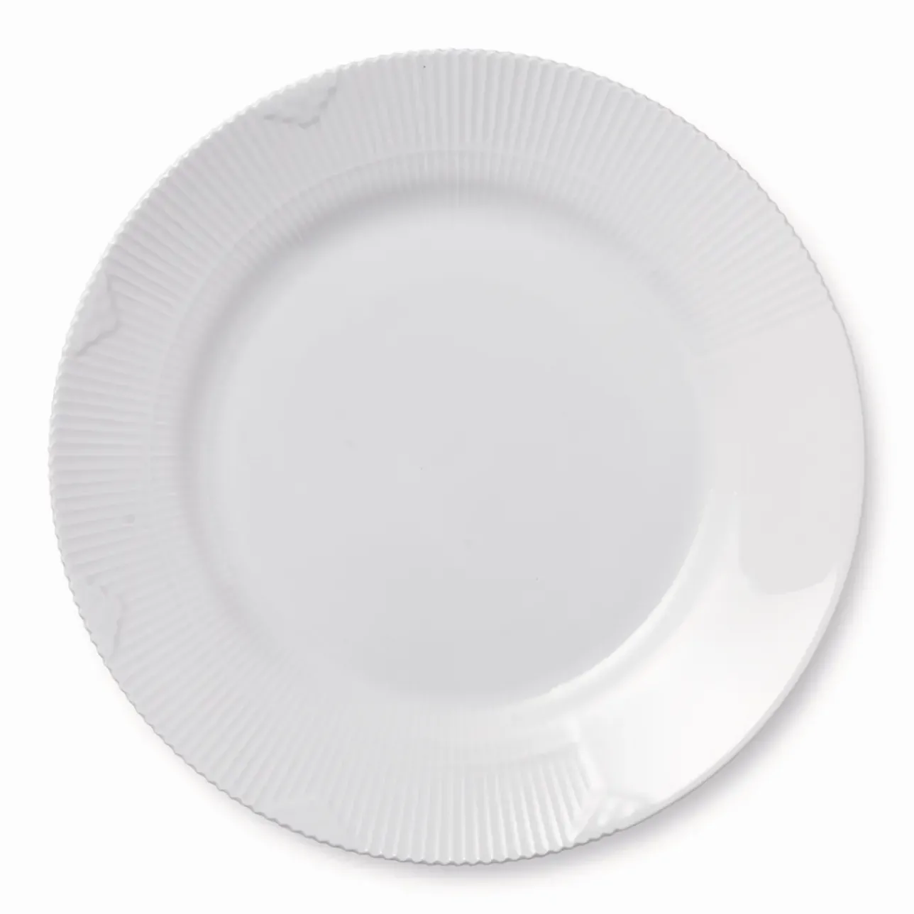 Hvid Elements|Middagstallerkener*Royal Copenhagen Hvid Elements tallerken, 28 cm